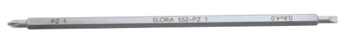 ELORA 552-PZ 3 Schraubendreherklinge Variant, Schlitz und Pozidriv 