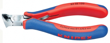 KNIPEX 64 32 120 Electronics End Cutting Nipper with multi-component grips 120 mm 