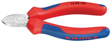 KNIPEX 72 02 125 Diagonal Cutter for plastics with multi-component grips 125 mm 