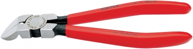 KNIPEX 72 11 160 Diagonal Cutter for plastics plastic coated 160 mm 