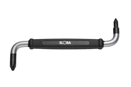 ELORA 730-1 Winkelschraubendreher mit Kunststoffgriff, Kreuzschlitz 