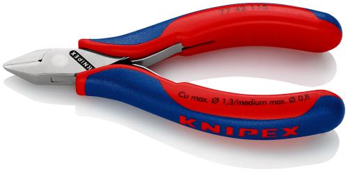KNIPEX 77 42 115 SB Elektronik-Seitenschneider mit Mehrkomponenten-Hüllen 115 mm 