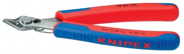 KNIPEX 78 03 125 Electronic Super Knips® mit Mehrkomponenten-Hüllen 125 mm 