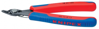 KNIPEX 78 31 125 Electronic Super Knips® mit Mehrkomponenten-Hüllen brüniert 125 mm 