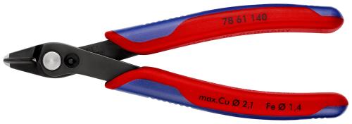 KNIPEX 78 61 140 SB Electronic Super Knips® XL mit Mehrkomponenten-Hüllen brüniert 140 mm 