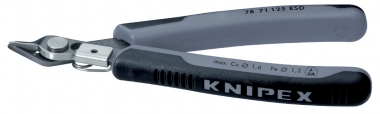 KNIPEX 78 71 125 ESD Electronic Super Knips® ESD with multi-component grips burnished 125 mm 