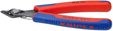 KNIPEX 78 81 125 Electronic Super Knips® with multi-component grips burnished 125 mm 