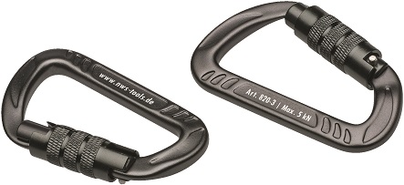 NWS 820-3 Materialkarabiner, 3 