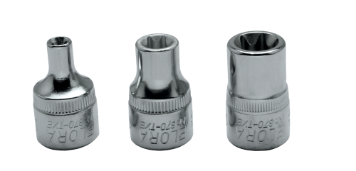ELORA 870-TXE 7 Steckschlüssel-Einsatz 3/8", Aussen-TORX® 