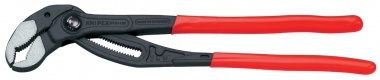 KNIPEX 87 01 400 Cobra® XL Rohr- und Wasserpumpenzange mit Kunststoff überzogen grau atramentiert 400 mm 