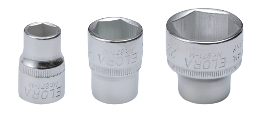 ELORA 871-M 12 Socket 3/8", hexagon 