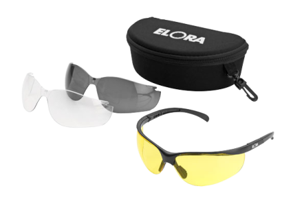 ELORA 887 Sicherheitsbrille 3 in 1 