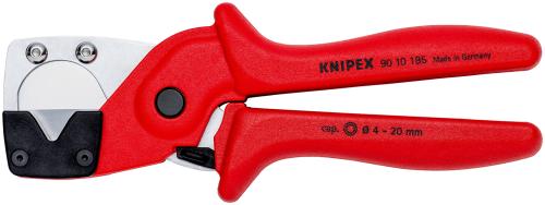 KNIPEX 90 10 185 Pipe cutter for multilayer and pneumatic hoses tough fibreglass reinforced plastic handles 185 mm 
