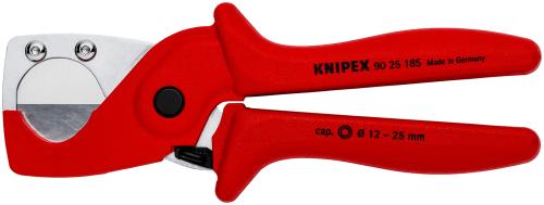 KNIPEX 90 25 185 Pipe cutter for plastic composite pipes tough fibreglass reinforced plastic handles 185 mm 