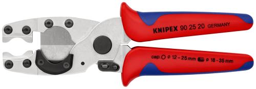 KNIPEX 90 25 20 SB Rohrschneider für Verbund- und Schutzrohre mit Mehrkomponenten-Hüllen verzinkt 210 mm 
