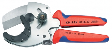 KNIPEX 90 25 40 Rohrschneider für Verbund- und Kunststoffrohre mit Mehrkomponenten-Hüllen verzinkt 210 mm 