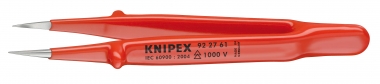 KNIPEX 92 27 61 Präzisions-Pinzette mit Führungsstift 130 mm 