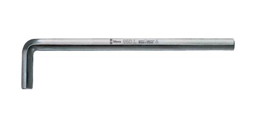Wera 05021600001 950 L-key, metric, chrome-plated, 1.5 x 90 mm 