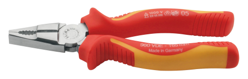 ELORA 960-185 VDE Combination Plier with Handle Insulation 