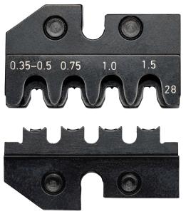 KNIPEX 97 49 28 Crimpeinsatz für Stecker der AMP-Superseal 1.5 Serie von Tyco Electronics 