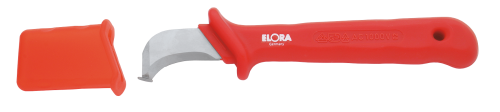 ELORA 977A VDE Cable Knife, with flat blade 