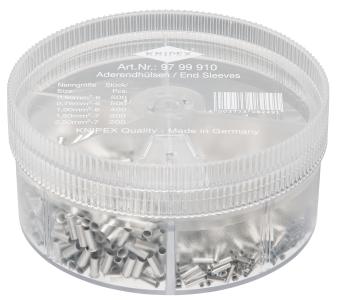 KNIPEX 97 99 910 Sortimentsboxen mit unisolierten Aderendhülsen 