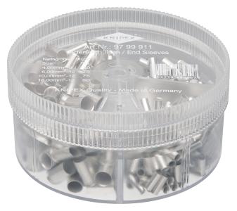 KNIPEX 97 99 911 Sortimentsboxen mit unisolierten Aderendhülsen 