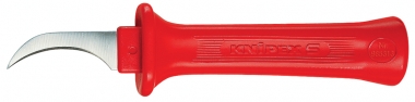 KNIPEX 98 53 13 Stripping Knives insulating multi-component handle, VDE-tested 190 mm 