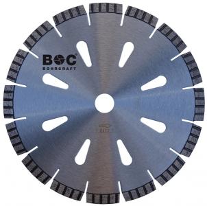 BOHRCRAFT 27300900115  2730 Diamant-Trennscheibe Turbo mit Kühllöcher, 115 mm 
