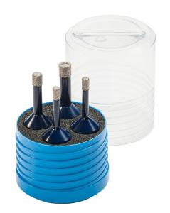 BOHRCRAFT 27021430004 DB4 Diamantbohrer M14 Anschluss, 6, 8, 10 mm, 4-teilig 