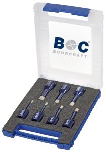BOHRCRAFT 27021330007  DB7 Diamantbohrer M14 Anschluss, 6, 8, 10, 12, 14 mm, 7-teilig 