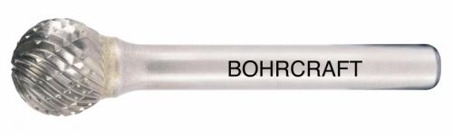 BOHRCRAFT 51150300800  HM-Frässtift Form D Kugel, 8,0 mm, KUD 