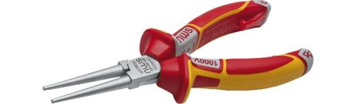 NWS 125-49-VDE-160 NWS Langbeck-Rundzange, Elektro-Sicherheitswerkzeug 125-49-VDE-160 