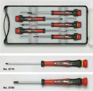Athlet 828_GR.3 Elektronik-Schraubendreher-Satz, Schlitz + Kreuzschlitz (PH) 