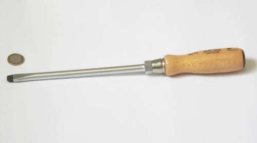 Athlet 140 Schlitzschraubendreher mit Holzgriff 12x200 