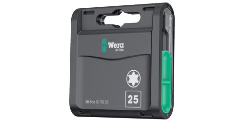 Wera 05057770001 Bit-Box 20 TX, TX 20 x 25 mm, 20-teilig 