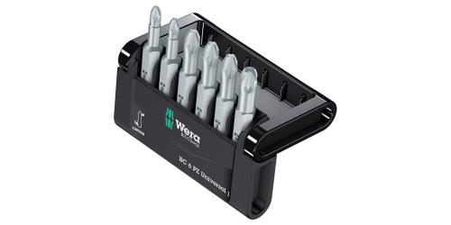Wera 05056471001 Bit-Check 6 PZ Universal 1, 6 piezas 