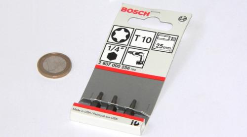 BOSCH Torx-Bit T10x25 , Bosch 2607000256-760