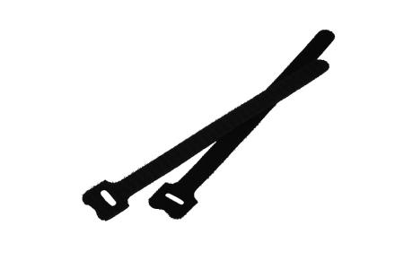 E-M-C Direct 25050 Velcro cable tie, black, reusable, 125 x 12 mm, 10 pieces 