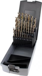 FAMAG 1594.825 Holzspiralbohrer HSS-G, Satz 25-teilig in Kunststoffkassette 