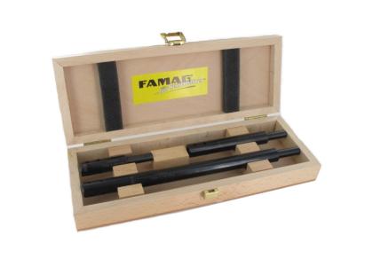 FAMAG 1639.503 Extension shank, Set in wooden case, 3 pcs., length 80, 125, 250 mm, Ø 10 mm 