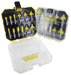 FAMAG 3382.812 HM-Fräsersatz Profi Line, in Kunststoffbox, Schaft-Ø 8 mm, 12-teilig 