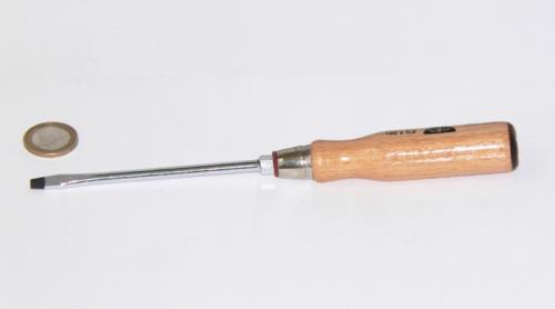 Hawe 211.5,5 Schlitz-Schraubendreher mit Holzgriff 5,5 x 100 