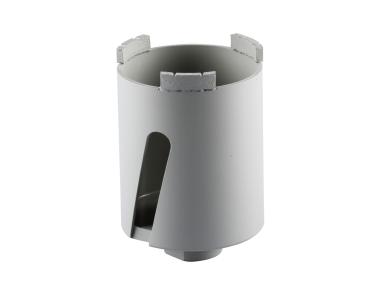 Klingspor 325391 DD 600 U Bohrkronen, 82 x 3,5 x 70 mm 4 Segmente 24 x 3,5 x 7 mm, Standardverzahnung Gewinde M 16 