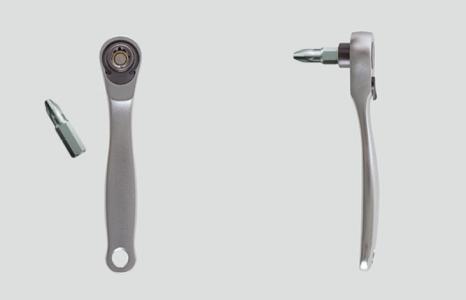 Athlet 731 Mini-1/4" trinquete con 72 dientes y funci¢n de conmutaci¢n incl. 1 x PZ2-Bit 