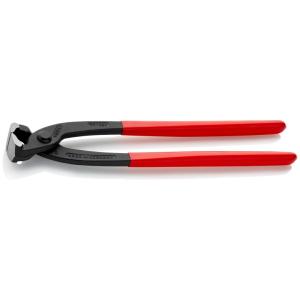 KNIPEX 99 01 200 Monierzange (Rabitz- oder Flechterzange) mit Kunststoff überzogen schwarz atramentiert 200 mm 
