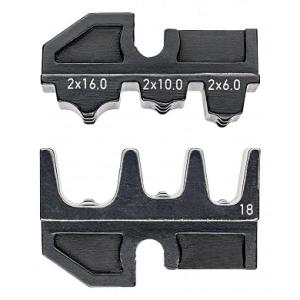 KNIPEX 97 49 18 Crimping dies for twin wire ferrules 