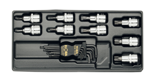 ELORA MS-14 TORX®-Tool Set, 17-pcs. 