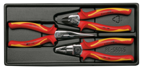 ELORA MS-23 VDE-Plier set, 3-pcs. 