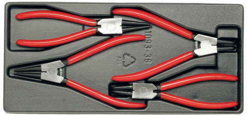 ELORA MS-25 Profi Classic Circlip Plier Set, 3-pcs. 